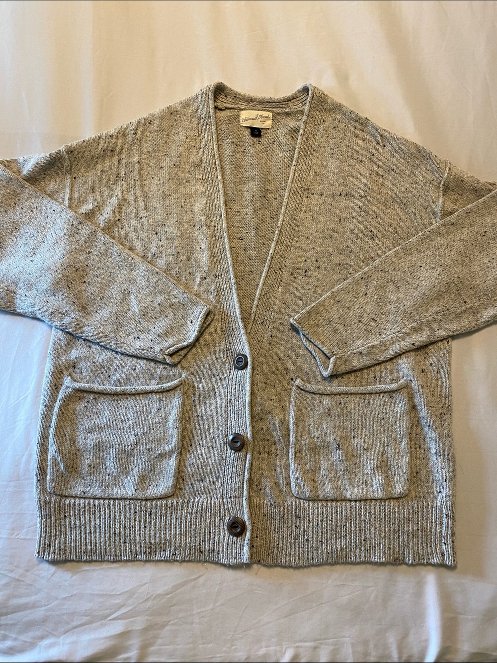 Universal Thread Vintage Gray Speckled Men's Cardigan